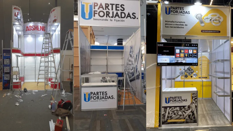 Kiosk Diseño y Montaje de Stands Aluminio Octanorm