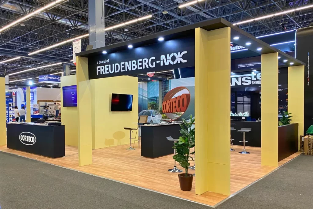 Stand Corporativo El Caso de Éxito de KIOSK y CORTECO en Expo Internacional RUJAC 1